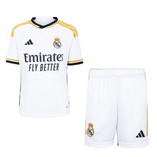 Real Madrid Domaci Dres za djecu 2023-24 Kratak Rukav (+ Kratke hlače)